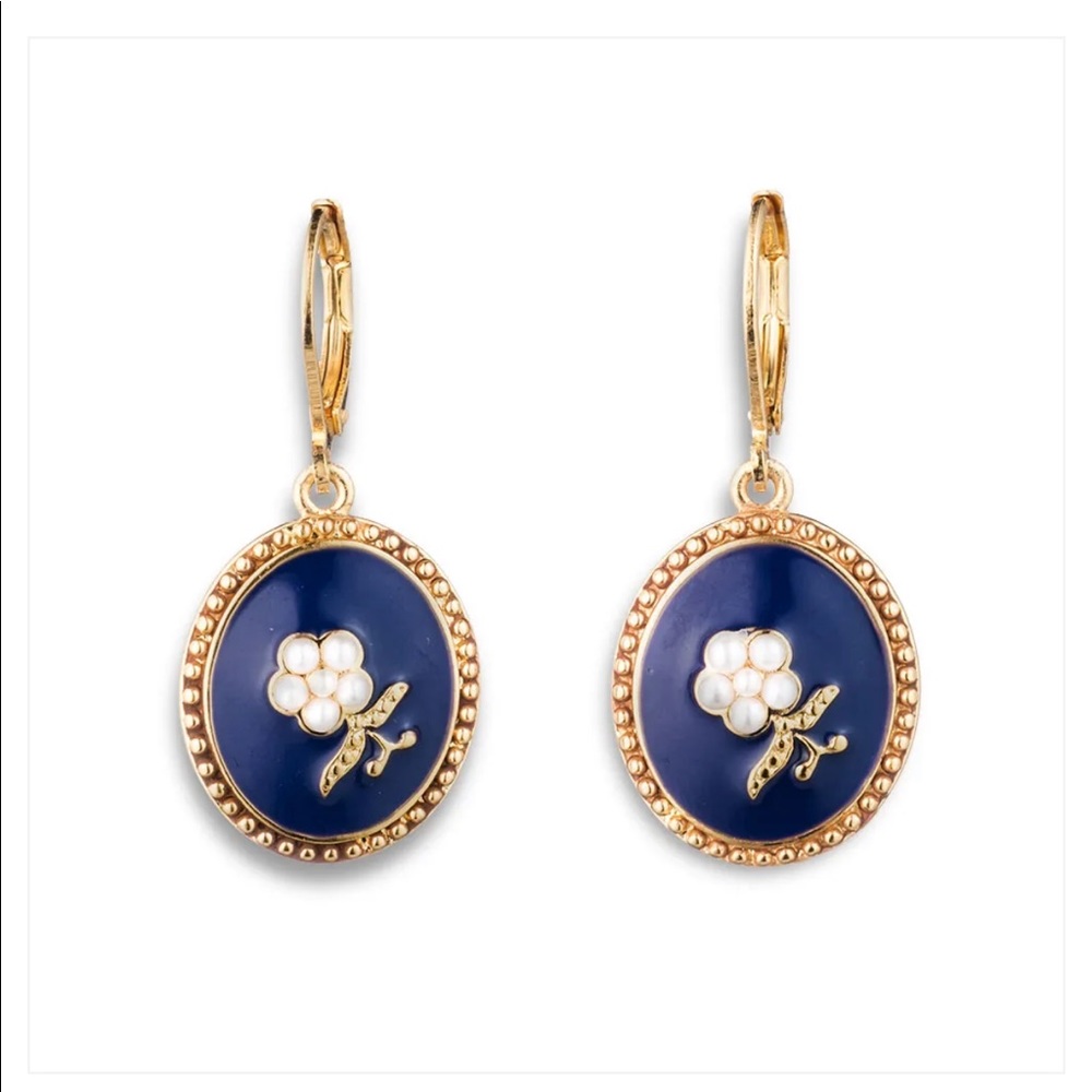 NIB American Floral Pendant Necklace and Earrings Set - Picture 3 of 5
